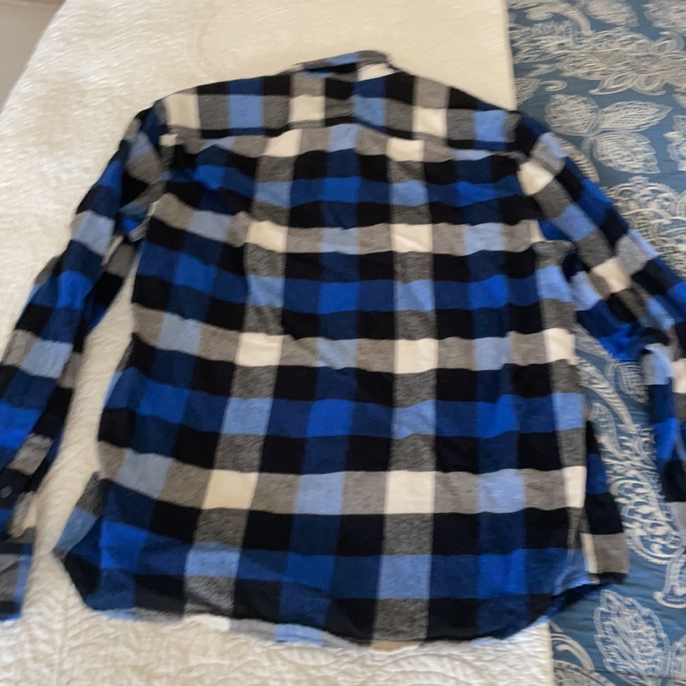 MENS AMERICAN EAGLE FLANNEL SHIRT SIZE LARGE - Picture 6 of 6